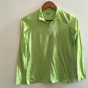 EUC Bette and Court Half Zip Sun Shirt